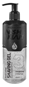 Nishman Clear Active Shaving Gel 400ml #3