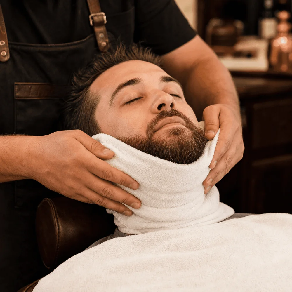 Hot Towel Shave service